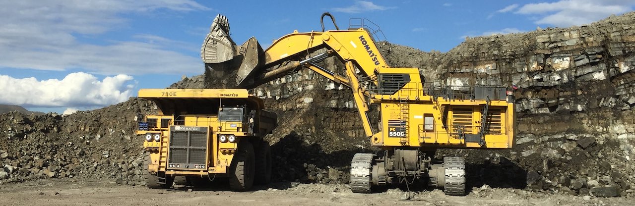 Mining Truck and  Digger